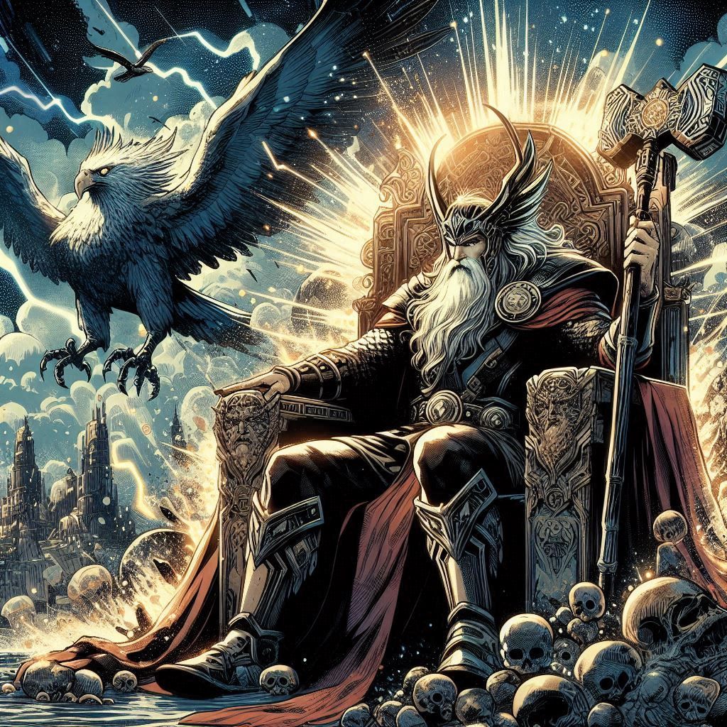 Odin, the king of Asgard