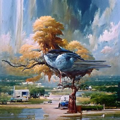 I want a bird on a tree