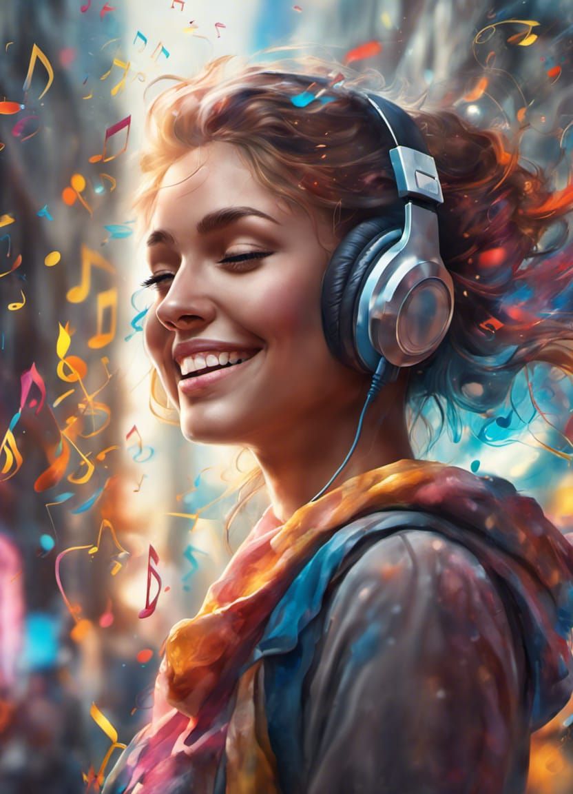 Feeling the Music  by @MistyCrystal