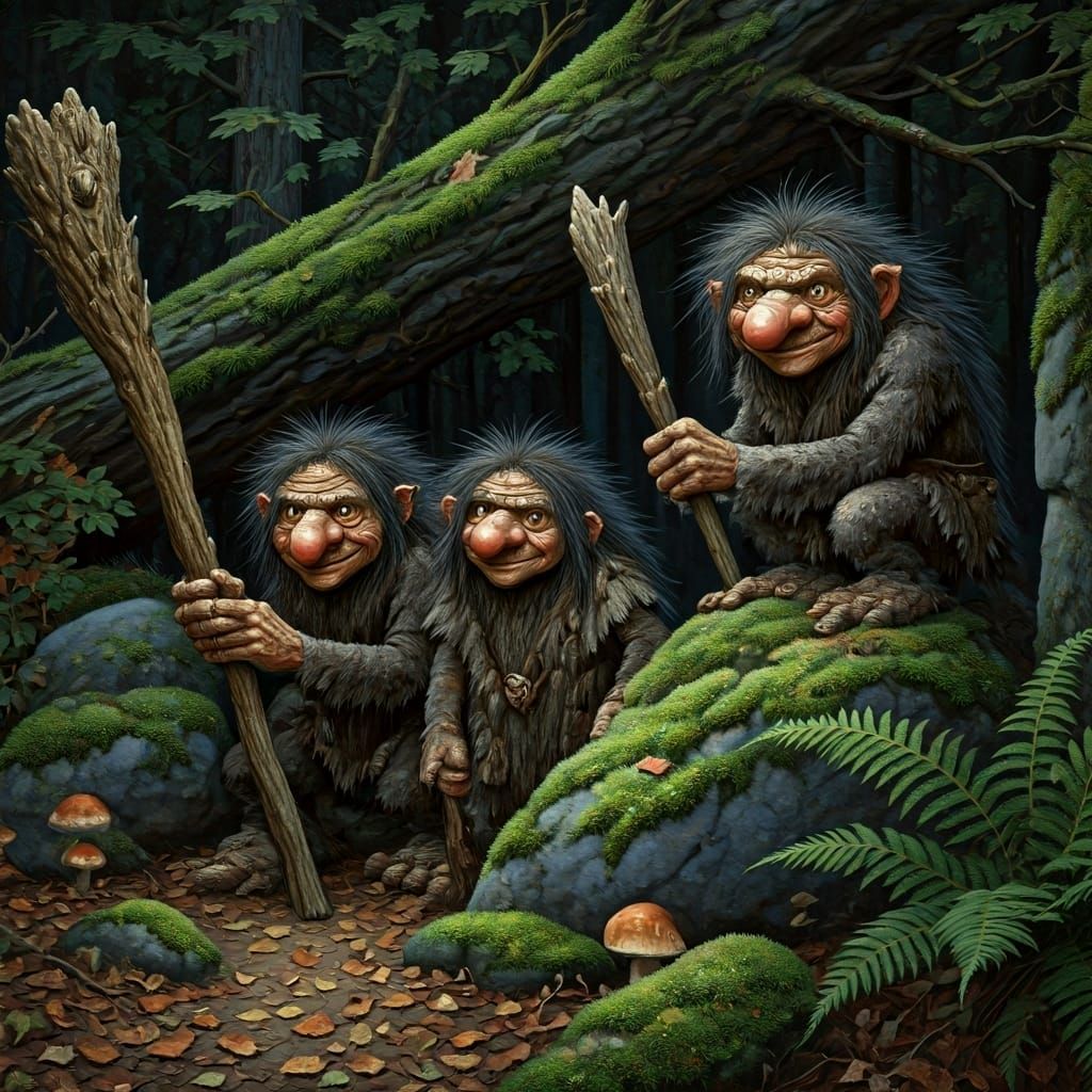 Scandinavian trolls  by @Max Strandberg