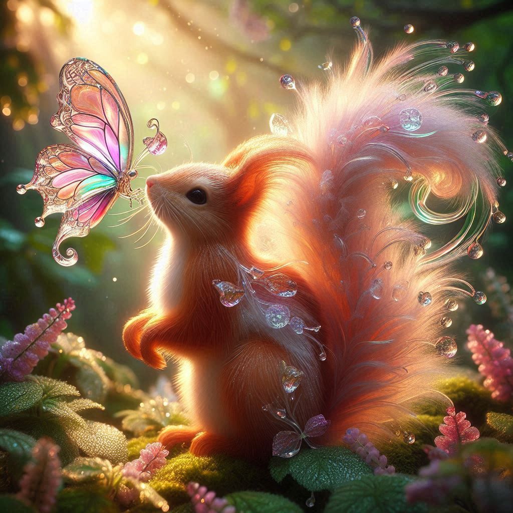The Squirrel Adventures - Squirrel and Butterfly Making Friends