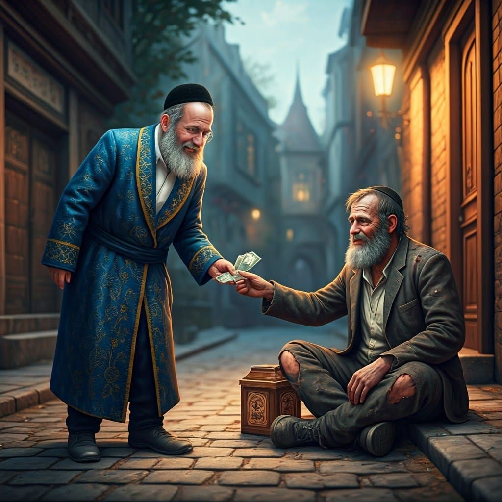 Charity in Mystical Eastern European Town