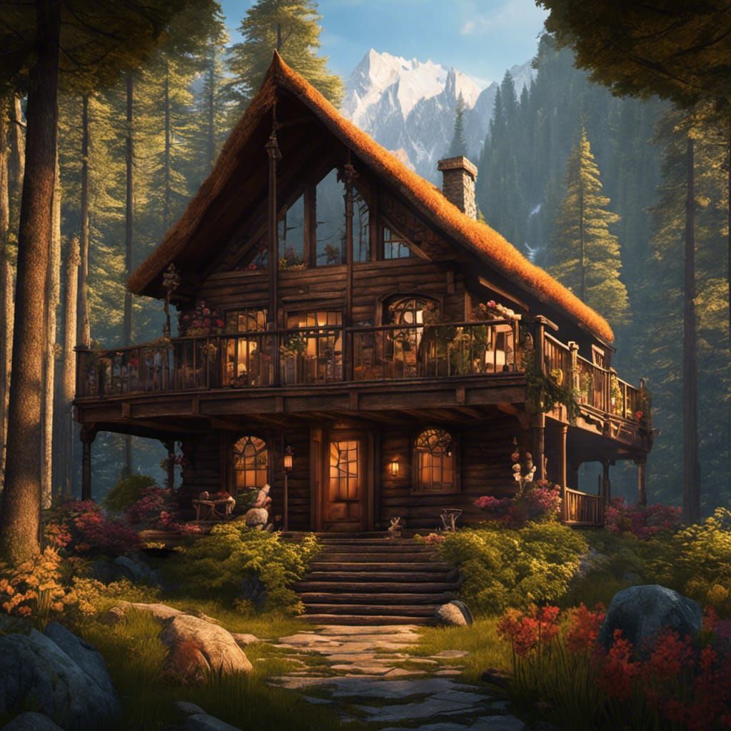 Cozy Cabin In The Woods