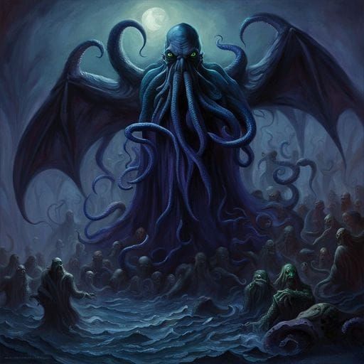 Elder God Cthulhu - AI Generated Artwork - NightCafe Creator