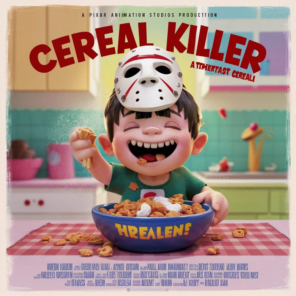 Cereal killer  by @iLike iWant iLove 