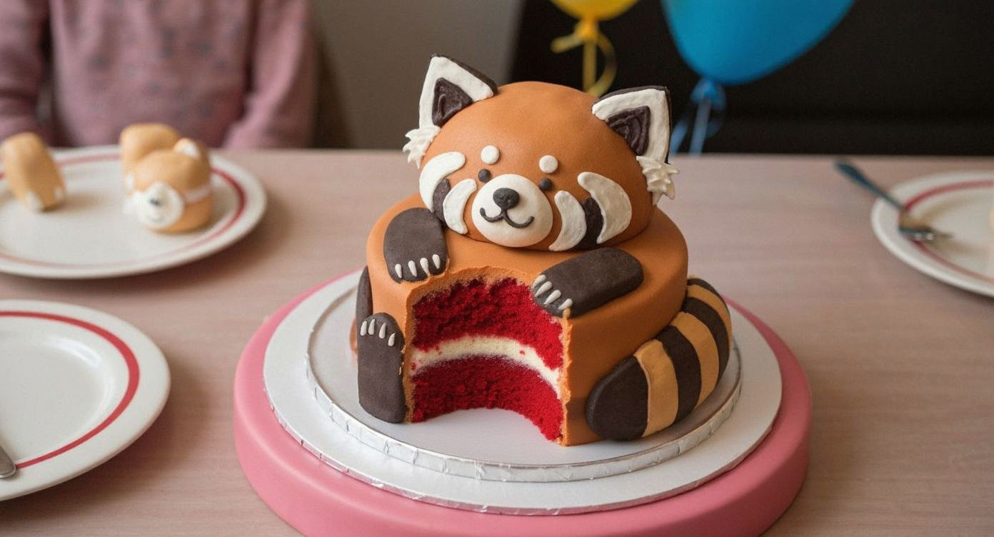 red velvet cake  by @crumbly