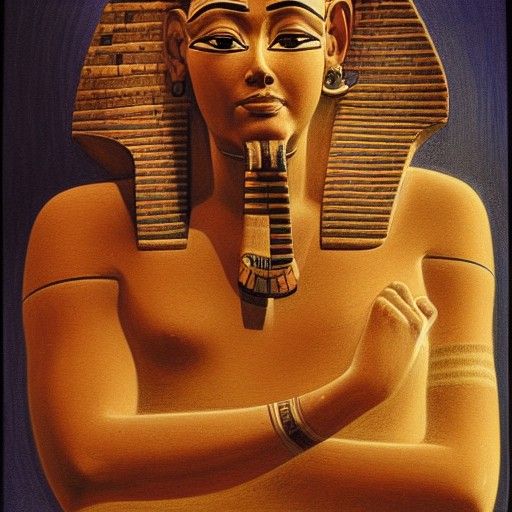 Nut in Geb's embrace, ancient Egypt