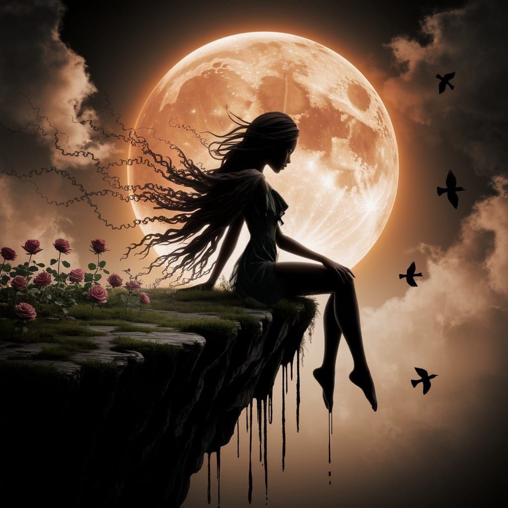 Silhouette in Solitude   by @Pax