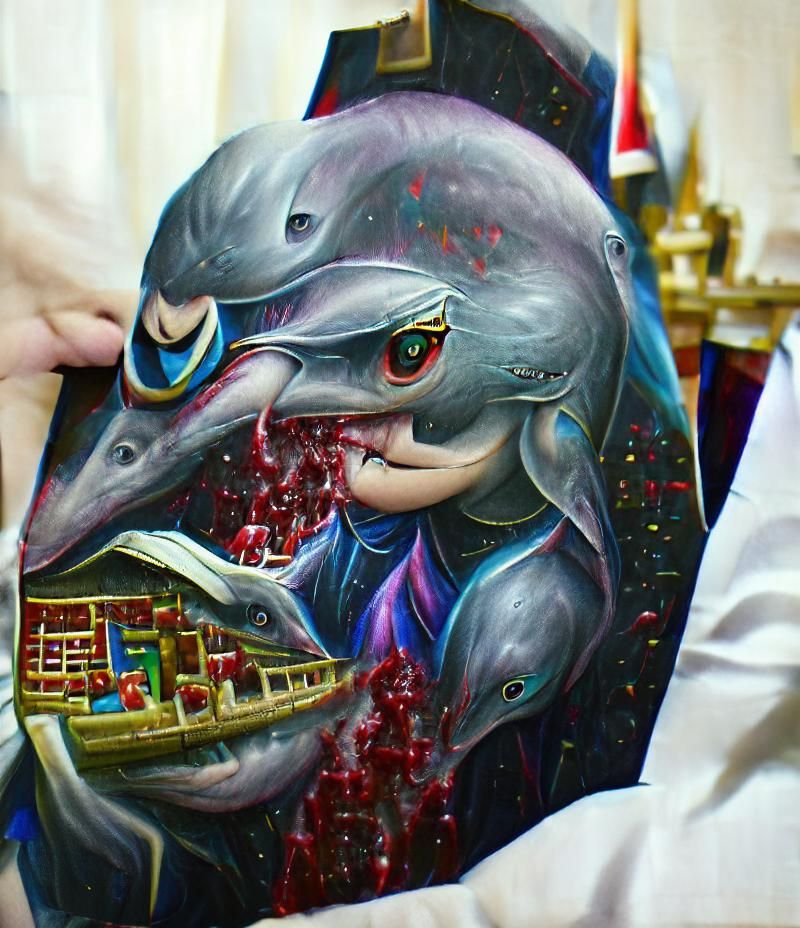 Miami Dolphins - AI Generated Artwork - NightCafe Creator