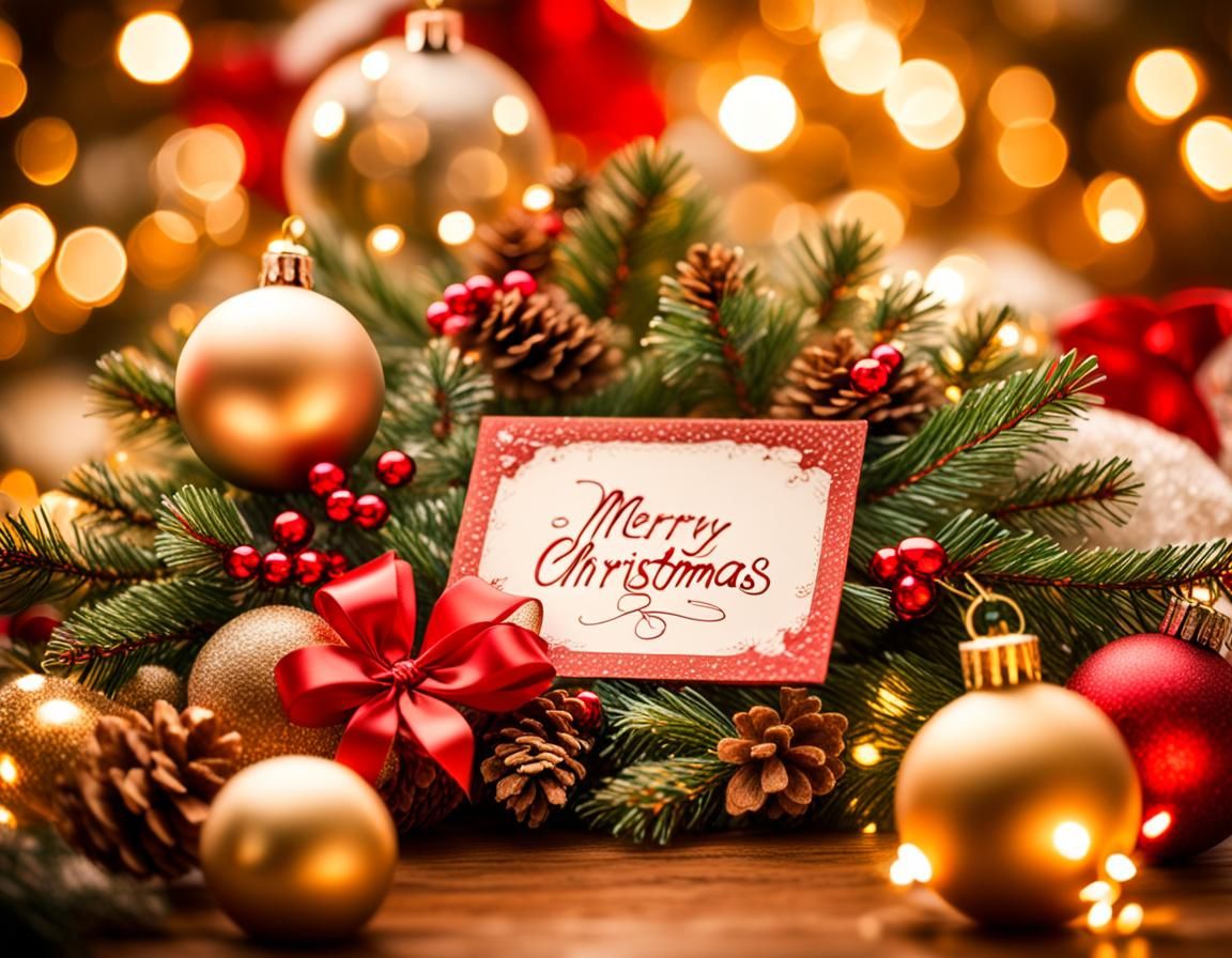 Christmas postcard