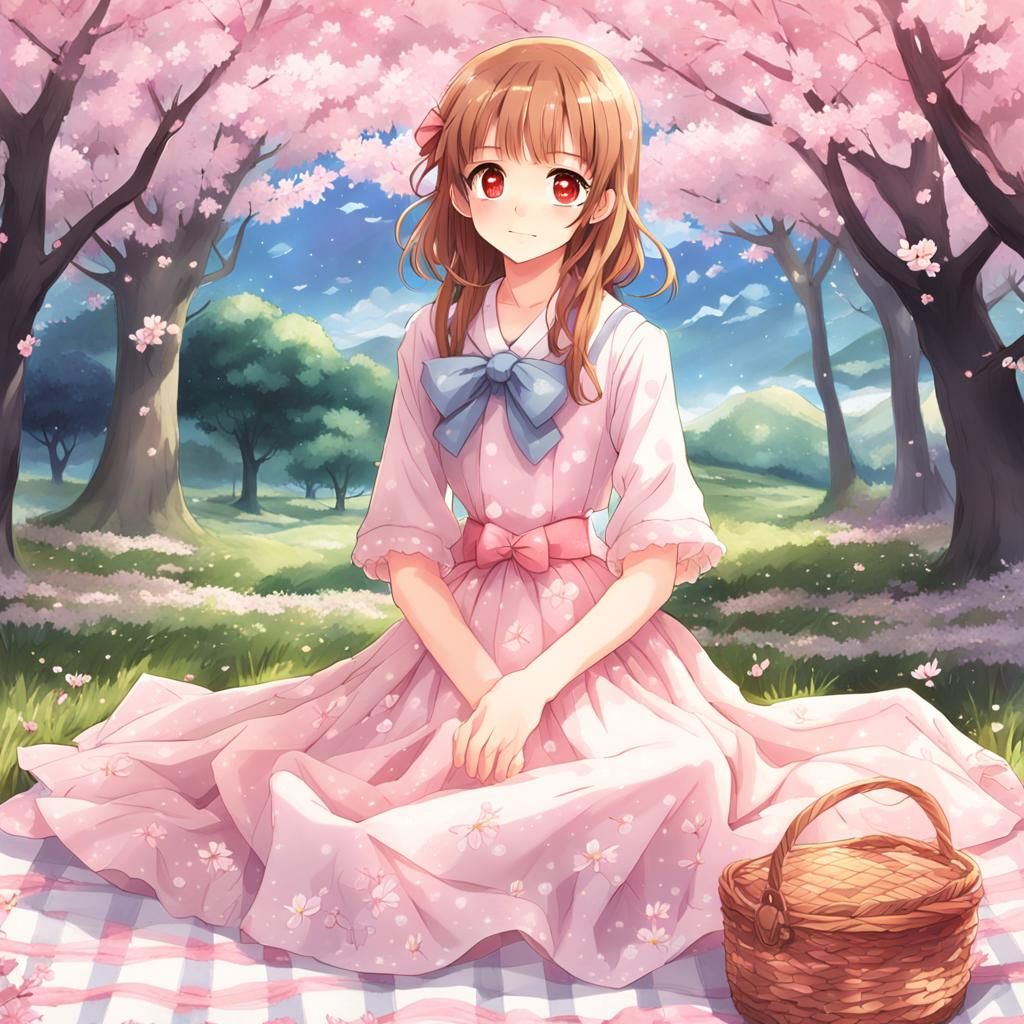 cherry blossom picnic