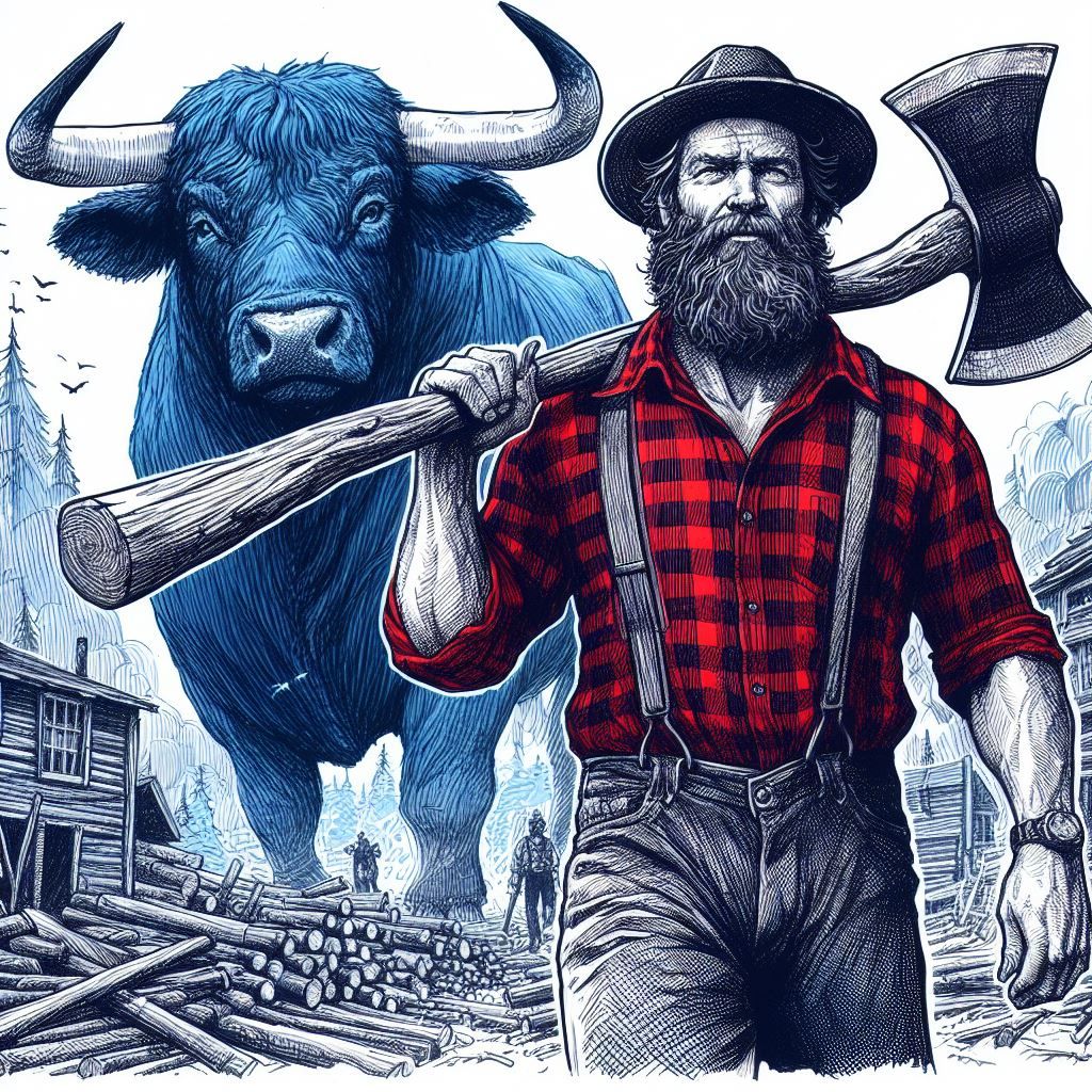 Paul Bunyan and Babe the Blue Ox