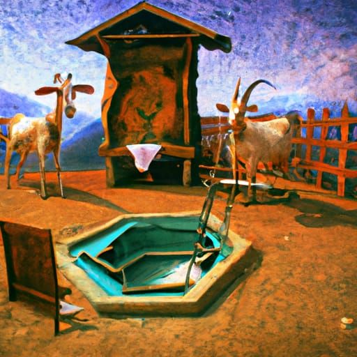 Medical facility for goats