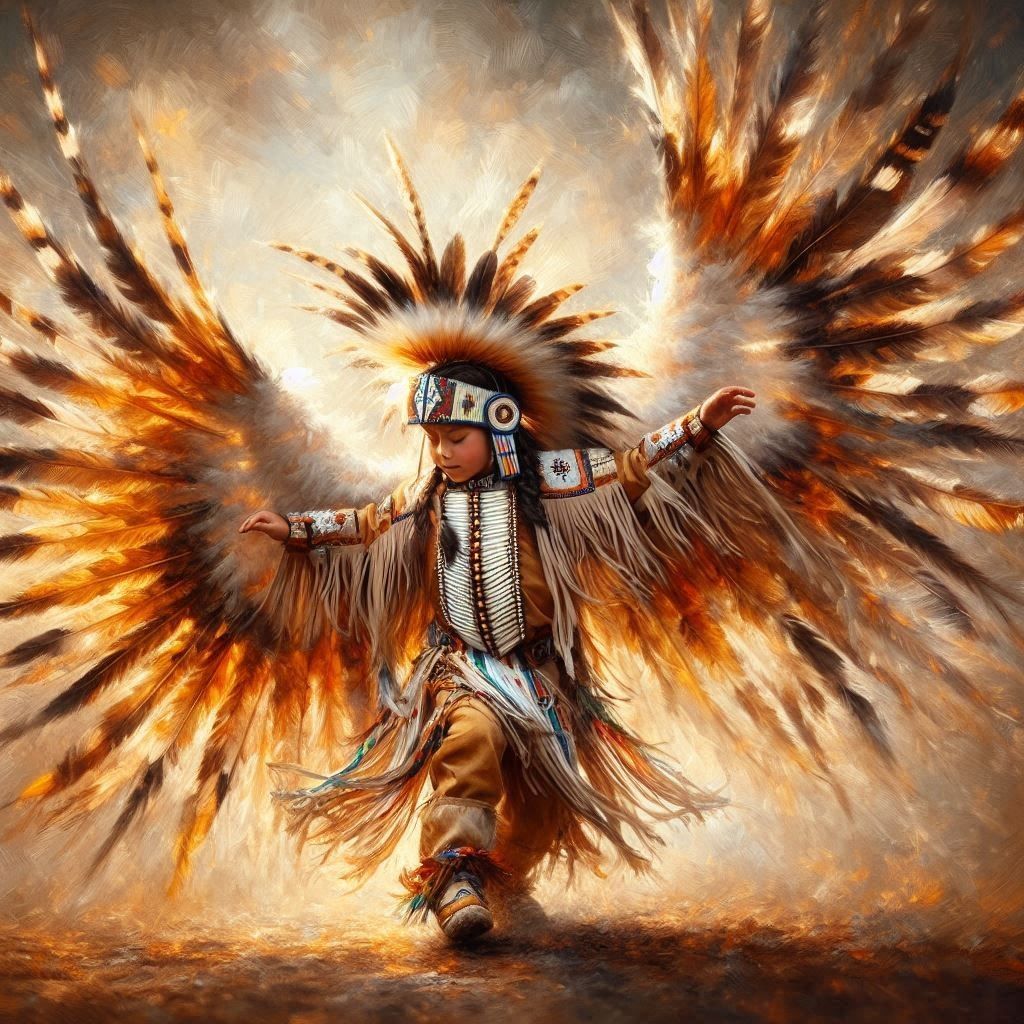 Native American Ceremonial Dancer   by @Punkmeister