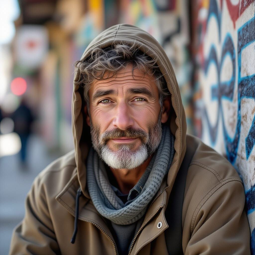 Striking Woman with Intense Gaze and Open Corset