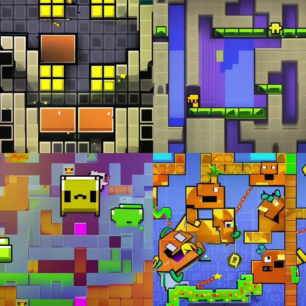 geometry dash - AI Generated Artwork - NightCafe Creator