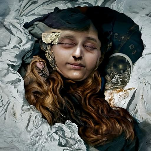 Victorian postmortem photography of beautiful dead woman by Leonardo da ...