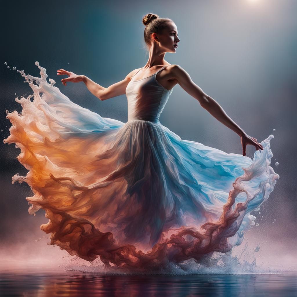 Water Ballerina  by @Elven Maiden