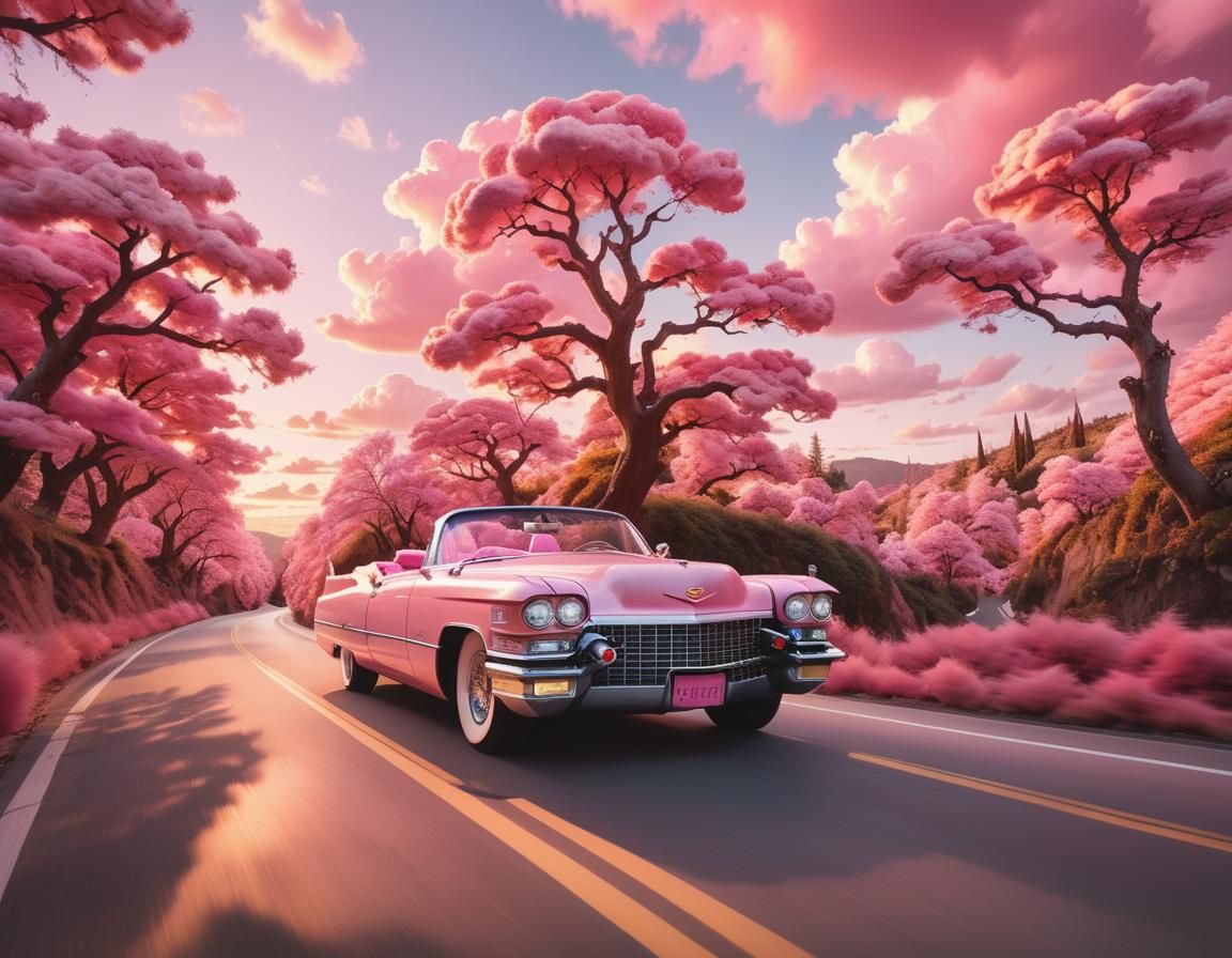 Pink Cadilac  by @Lowieken 73