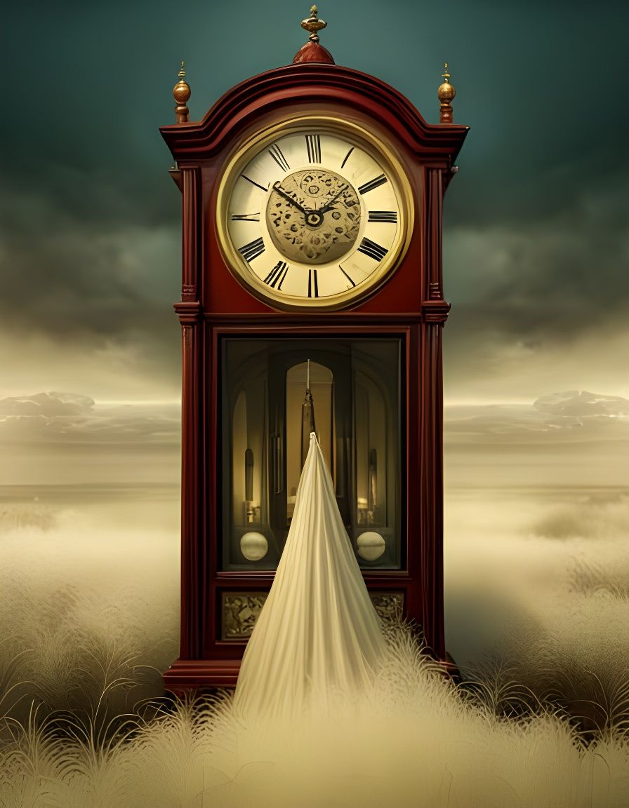 Grandfather Clock AI Generated Artwork NightCafe Creator