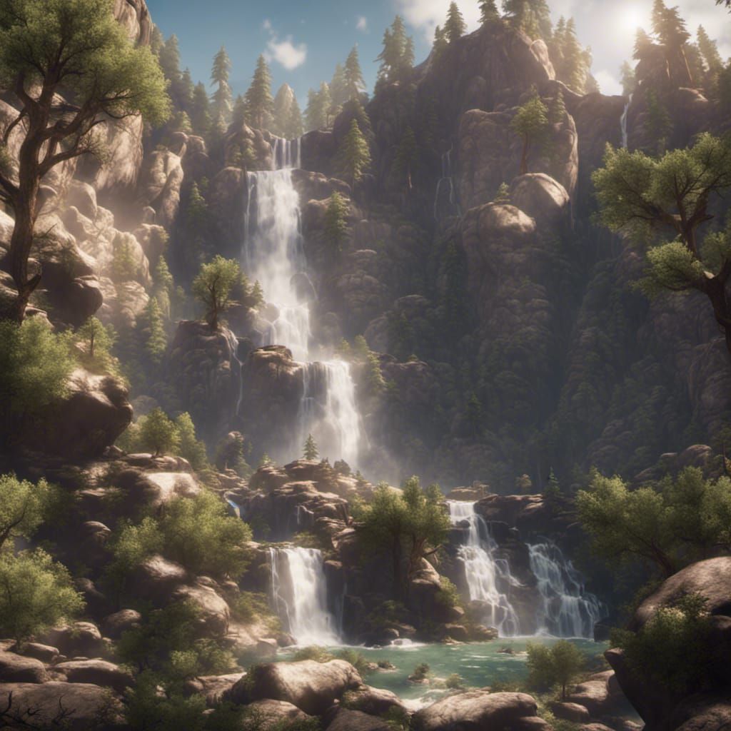 Waterfall Of Green Creek - Part Two