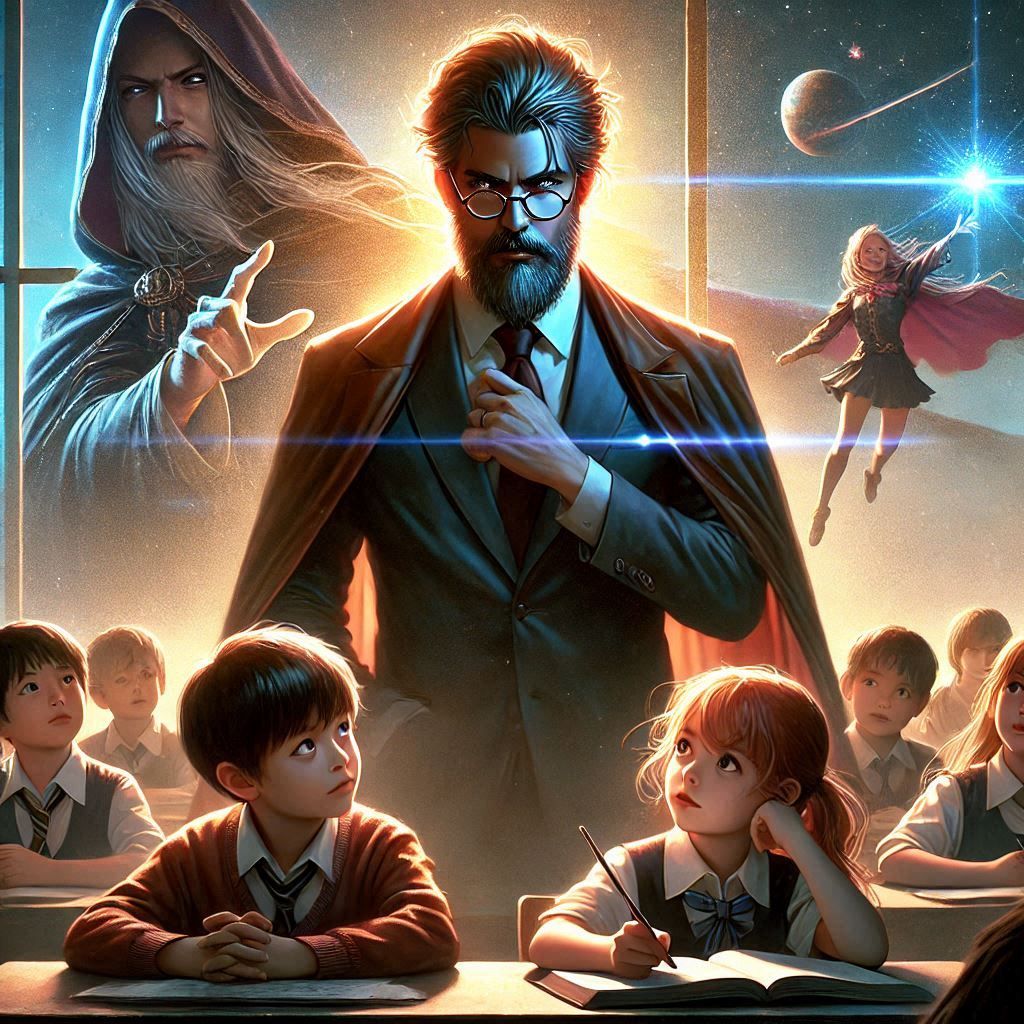 A teacher secretly educating children against the system