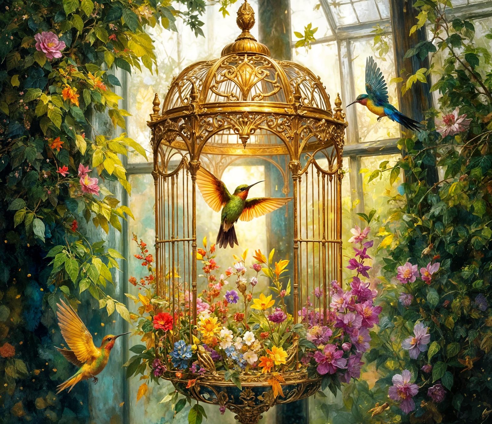 The Cage Forever Open  by @Joanna7