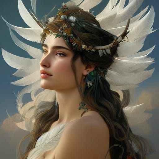 Goddess of peace - AI Generated Artwork - NightCafe Creator