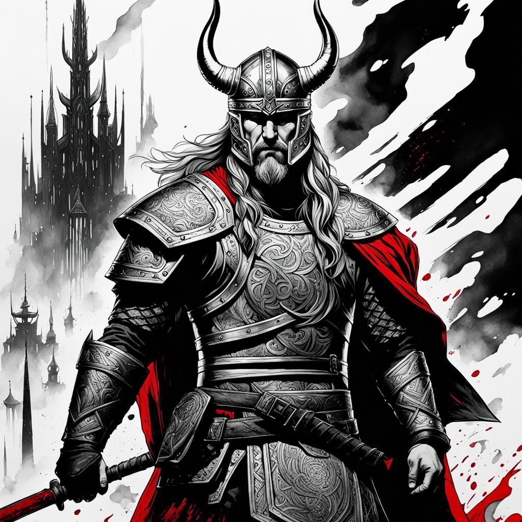 Viking Warrior - AI Generated Artwork - NightCafe Creator