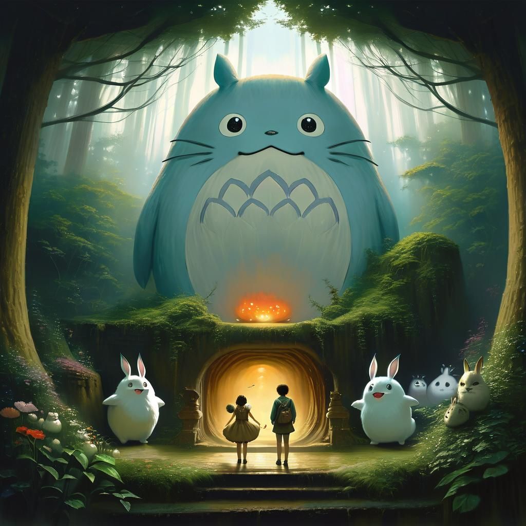 Studio Ghibli inspired - AI Generated Artwork - NightCafe Creator
