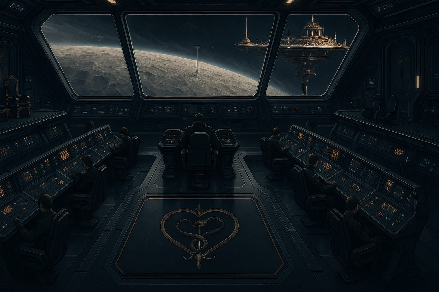 Spaceship Bridge interior