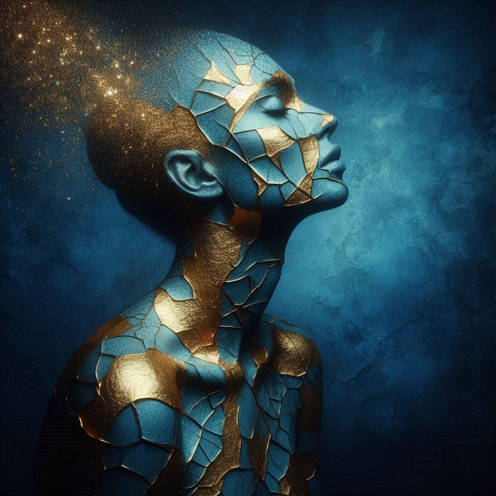 Précieusement réparé.