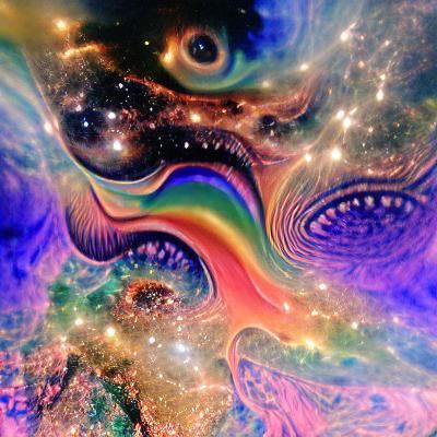 The universe speaking to my soul psychedelic