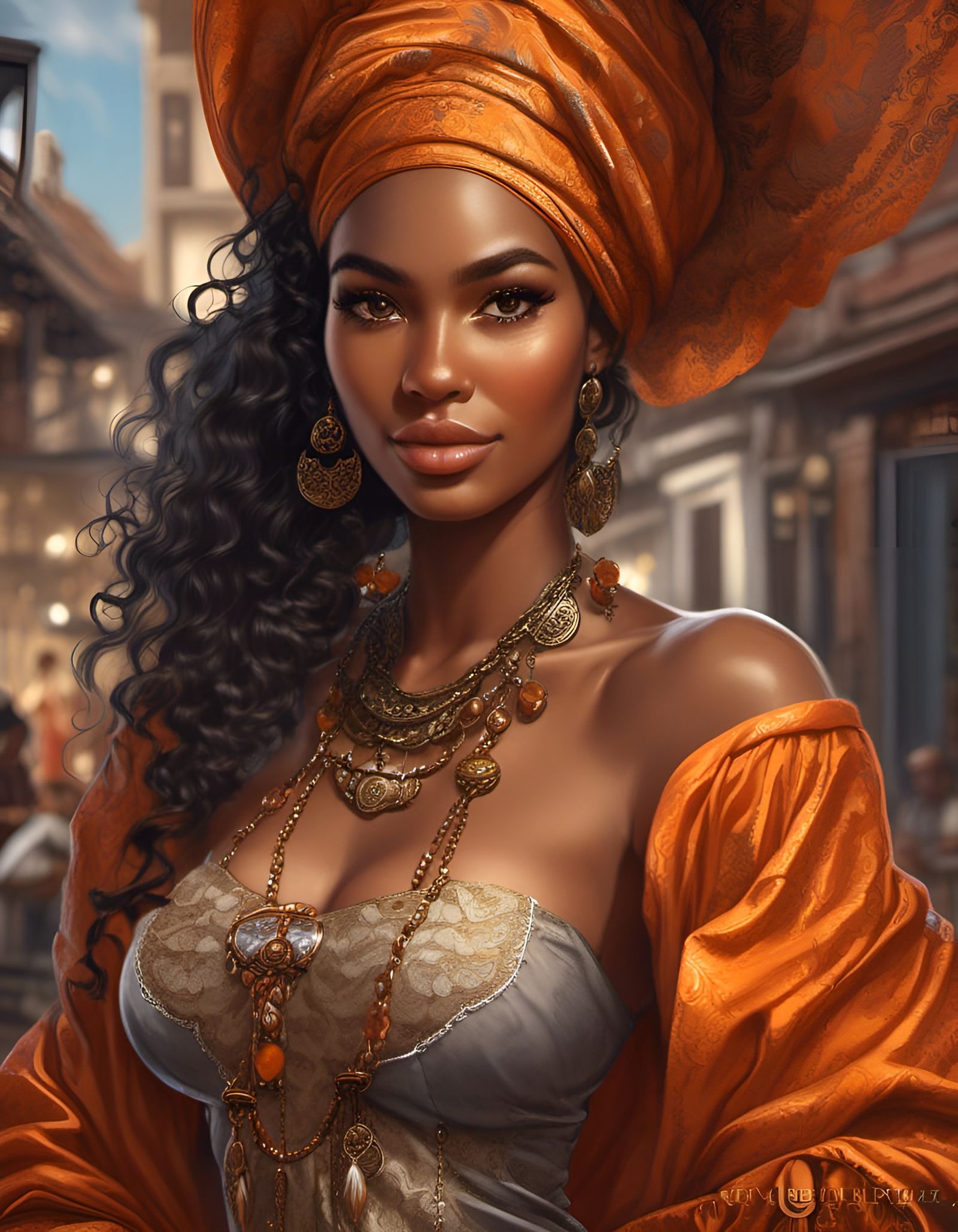 Gorgeous African Lady  by @SirHeckerich