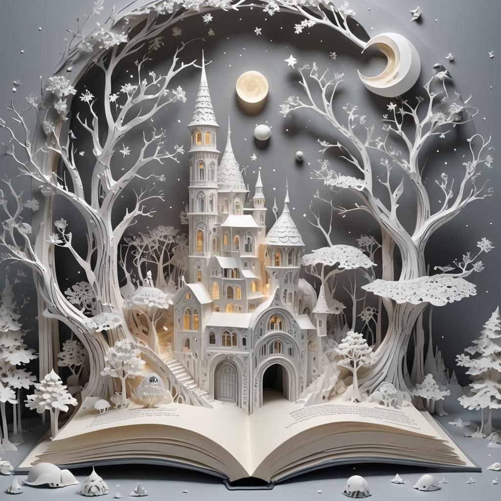Magical Pop-up Book  by @Pisces Rising