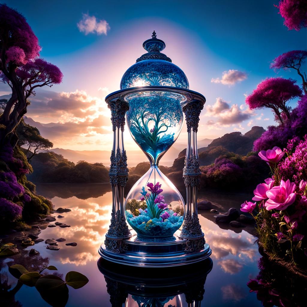 Hourglass - AI Generated Artwork - NightCafe Creator