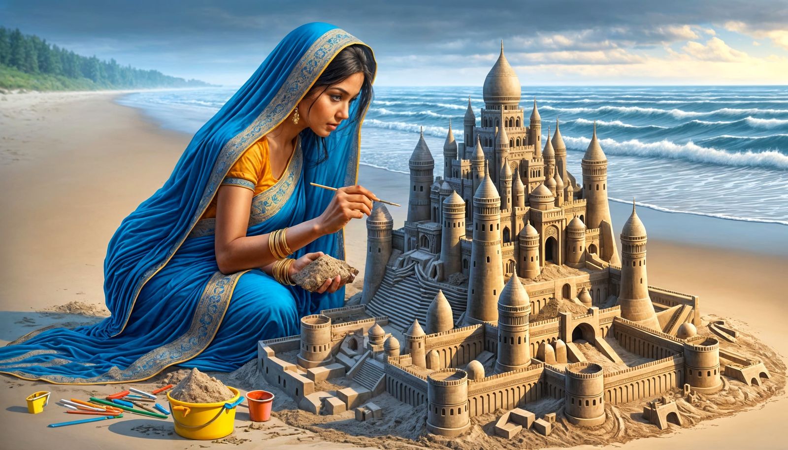 Sandcastle Architect  by @Fibek