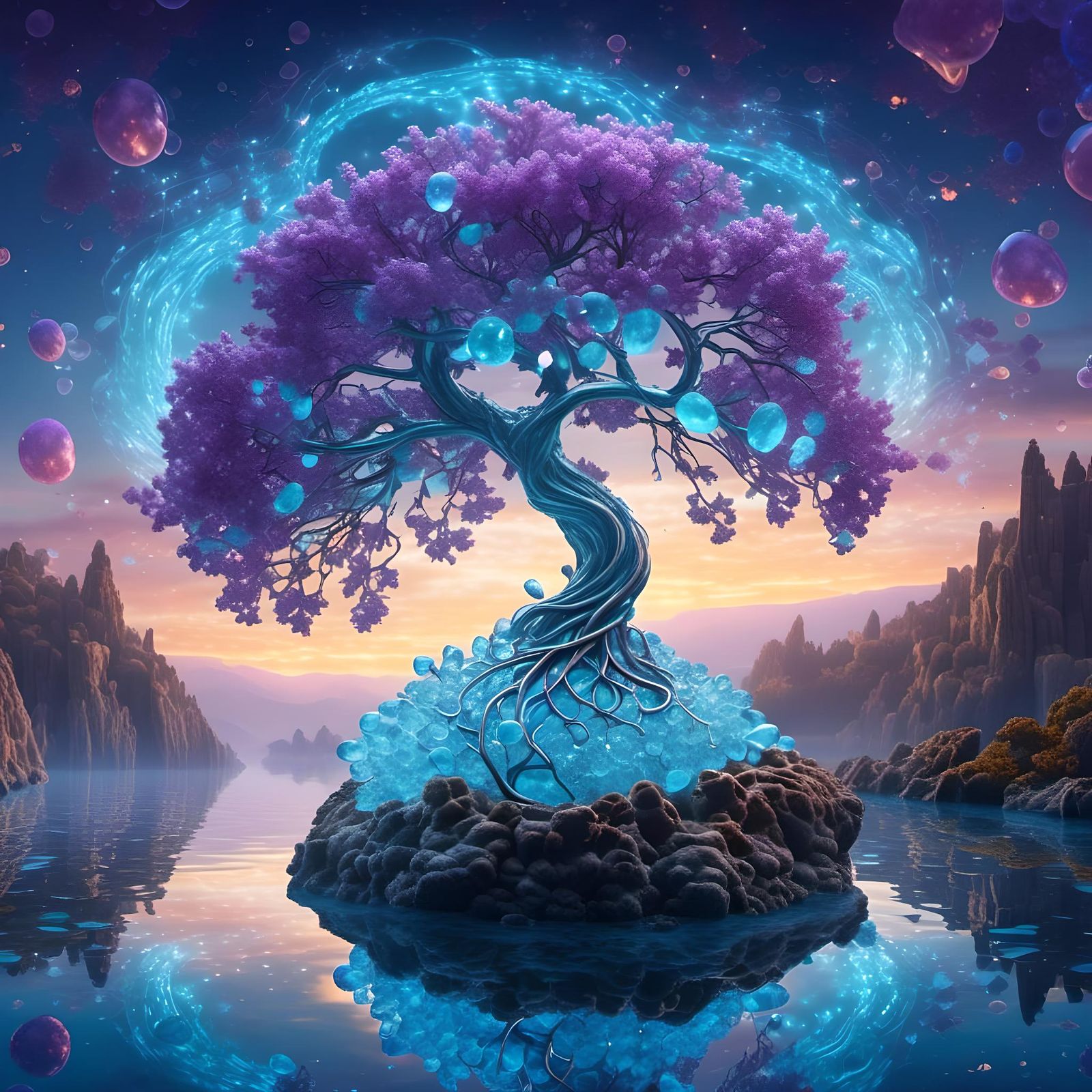 Boba Tree - AI Generated Artwork - NightCafe Creator