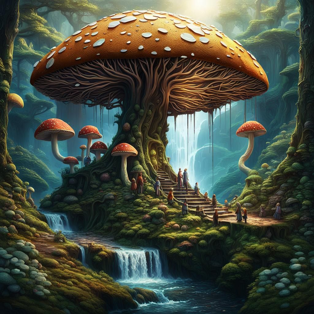 Imaginative scenes that transport viewers into enchanting worlds of ...