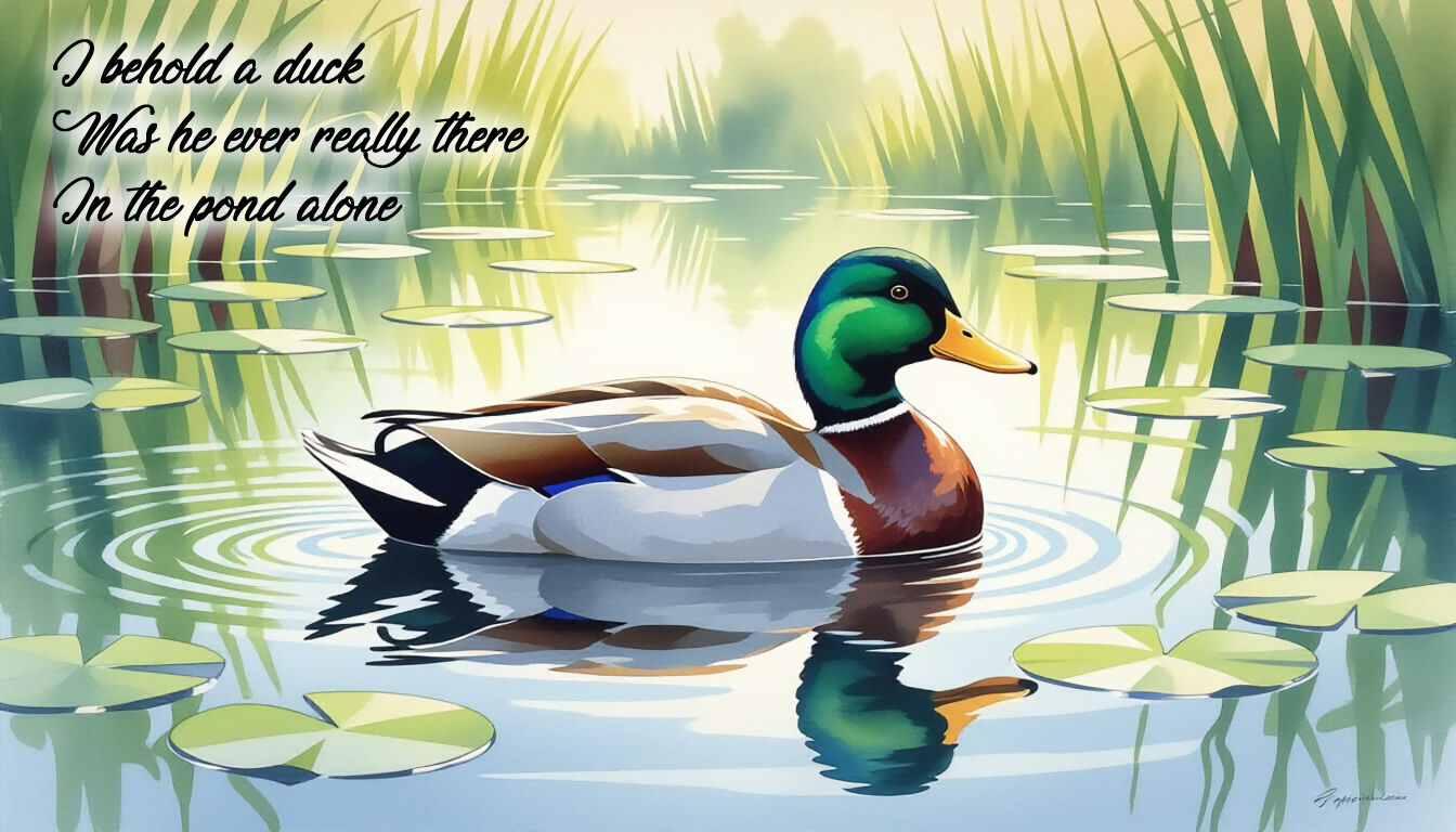 Unsolicited duck pic.