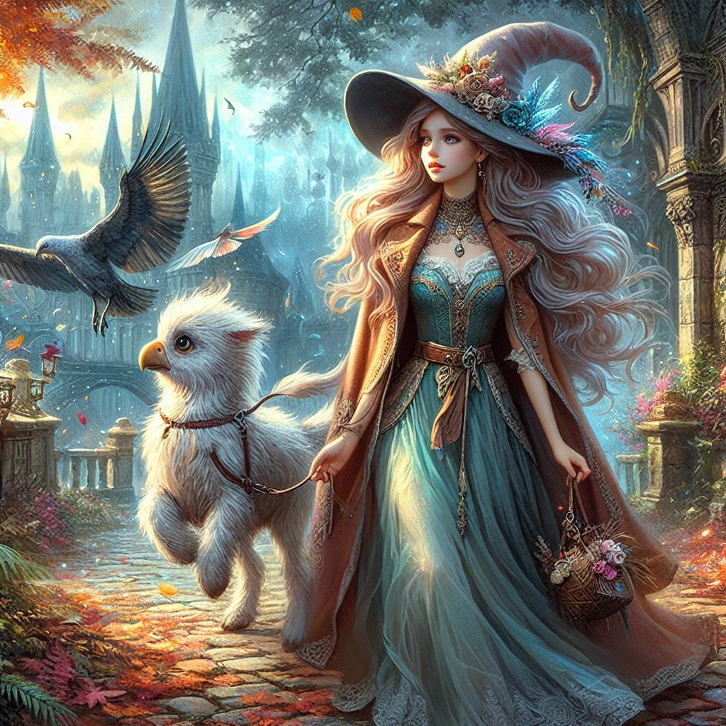 A Witch and her pet