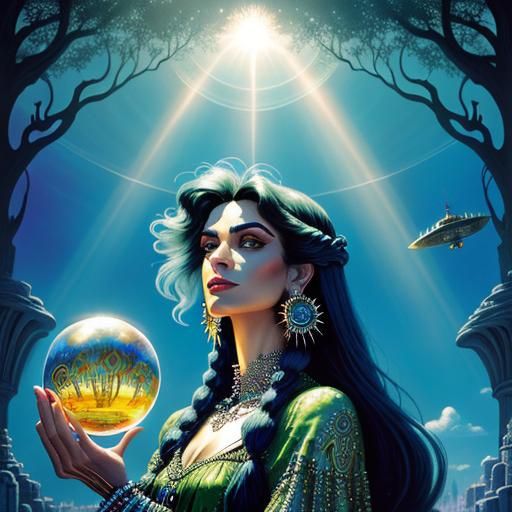 Mystical woman
