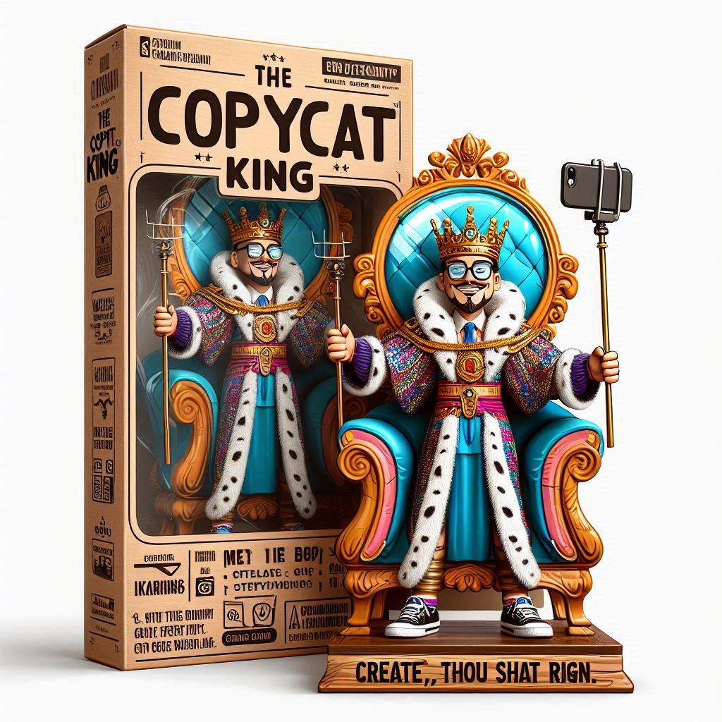 👑 THE COPYCAT KING™ – Imitation Nation 🪞🫅