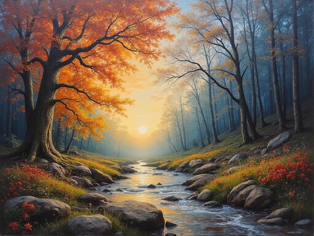 Flowing into Morning  by @nafri