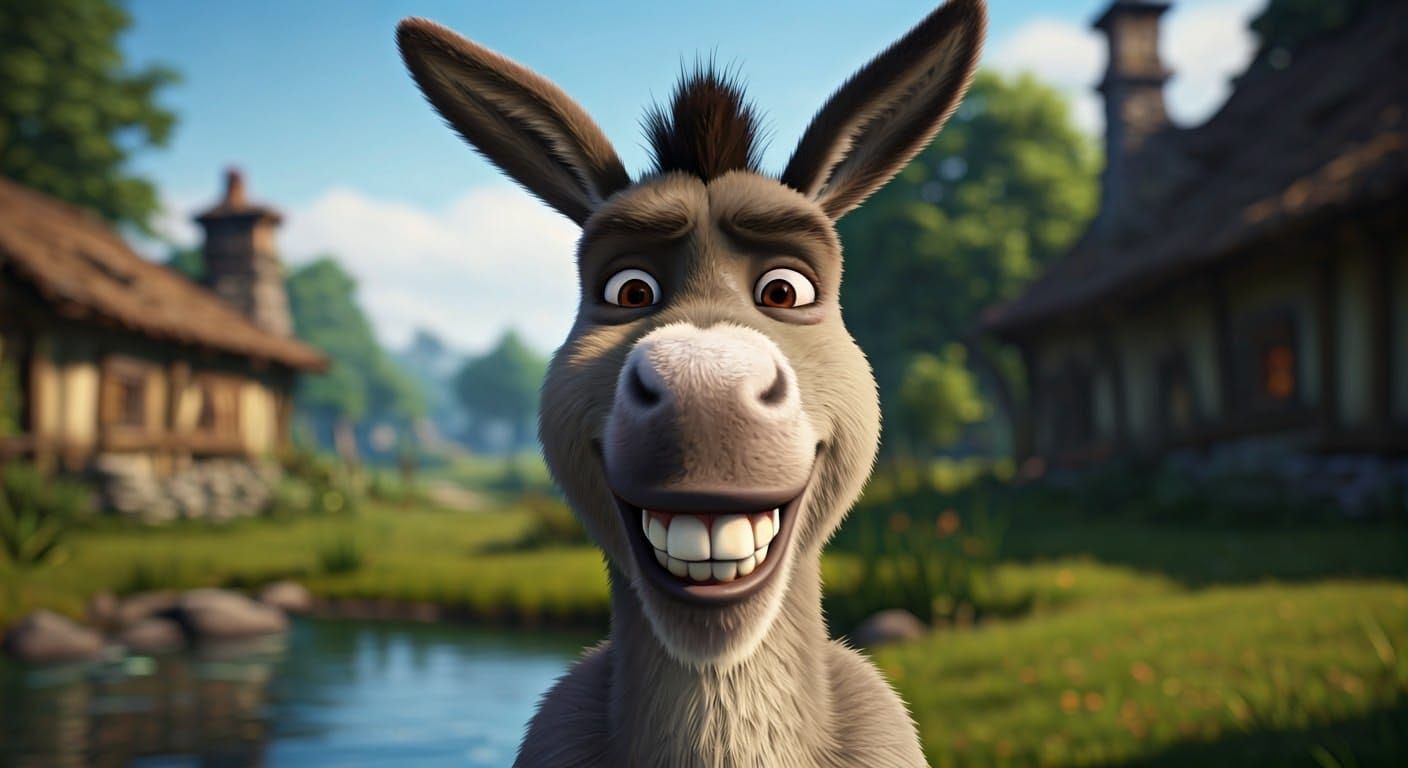 Shrek's best friend. Donkey!