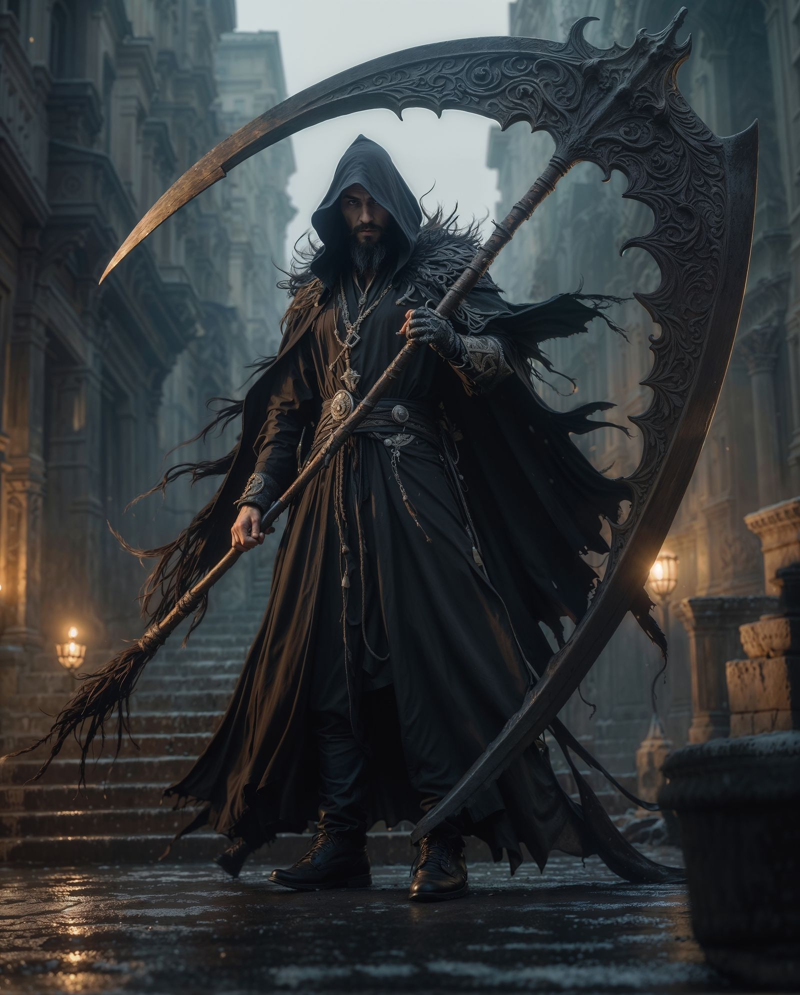 Doubled Ended Scythe Wielder