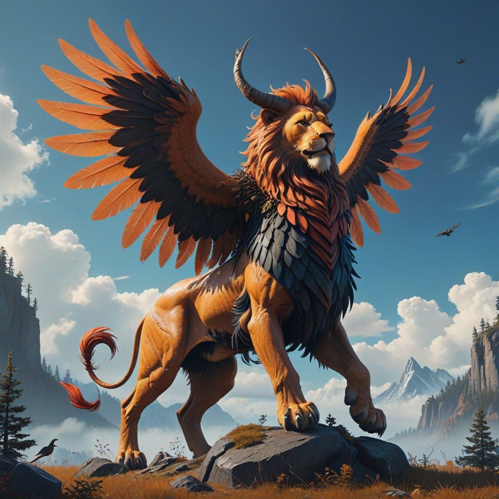 Regal Steed in Baroque Fantasy