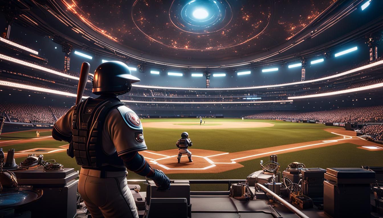 intergalactic baseball - AI Generated Artwork - NightCafe Creator