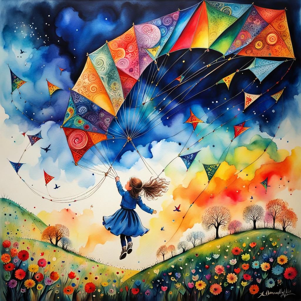 Taking off on a windy day  by @Ursula