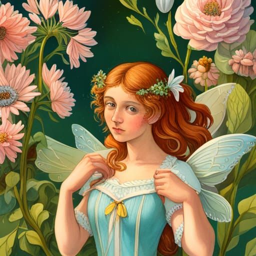 Victorian Fairy - AI Generated Artwork - NightCafe Creator